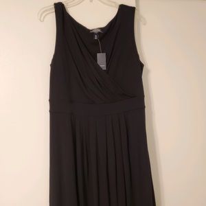 NWT Fit & Flare Knit Black Dress